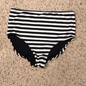 High waist bikini bottoms